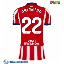 Fotballdrakt Dame Atletico Madrid Alejandro Grimaldo #22 Hjemmedrakt 2026-27 Kortermet